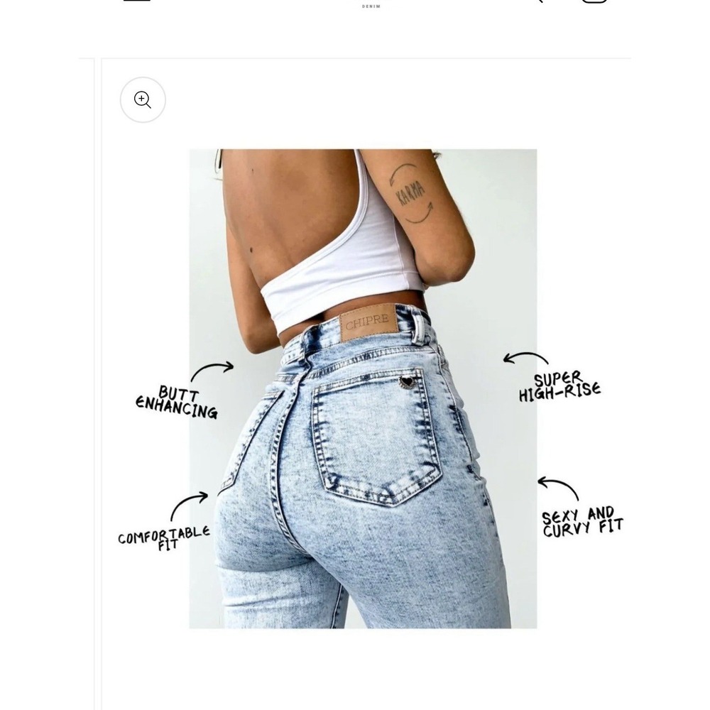 Chipre Ethos High Waisted Skinny jeans women's Size 30